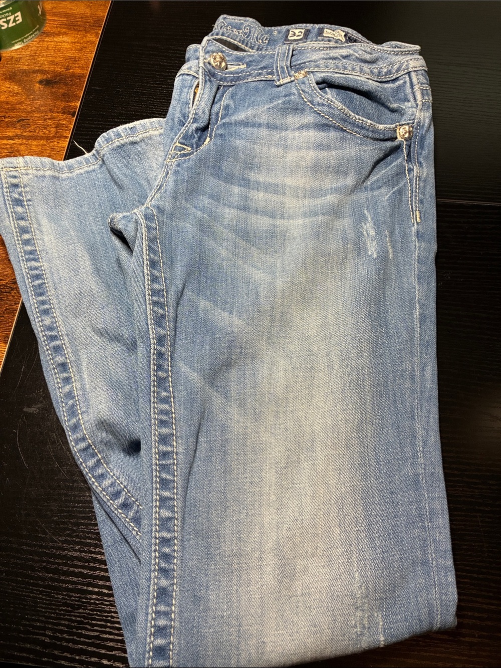 Miss Me Light Blue Boot Cut Jeans